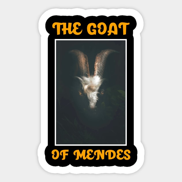 Goat of Mendes Sticker by MangoJonesLife